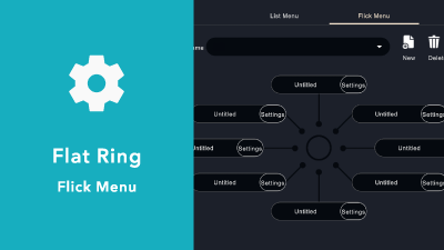 Flat Ring : the recommended settings for the Flick Menu | Orbital2