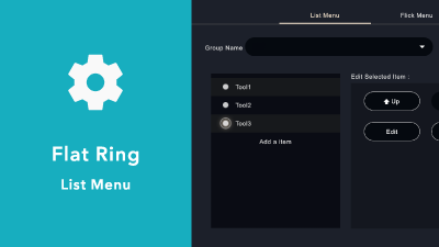 Flat Ring : the recommended settings for the List Menu | Orbital2